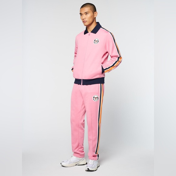 Sergio Tacchini MONTE TRACK JACKET ARCHIVIO- WILD ROSE pink Track suit set - Picture 2 of 14